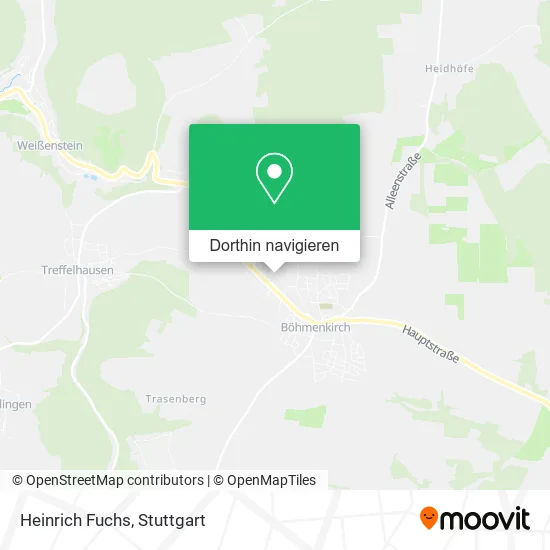 Heinrich Fuchs Karte