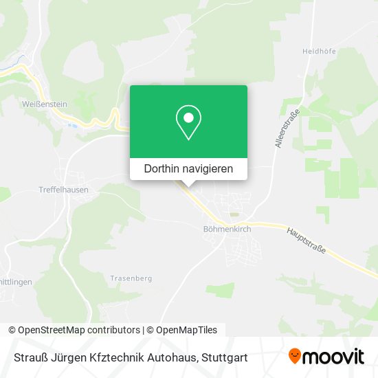 Strauß Jürgen Kfztechnik Autohaus Karte