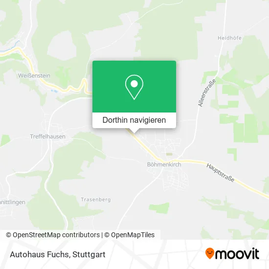 Autohaus Fuchs Karte