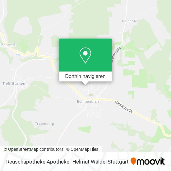 Reuschapotheke Apotheker Helmut Wälde Karte