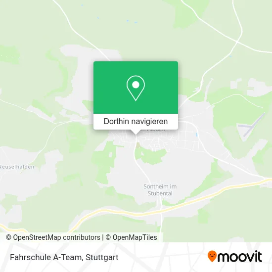 Fahrschule A-Team Karte