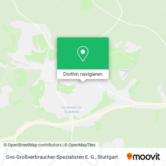 Gvs-Großverbraucher-Spezialisten E. G. Karte