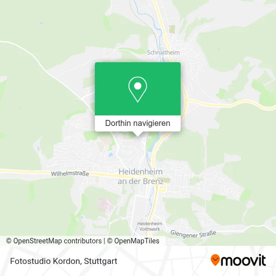 Fotostudio Kordon Karte
