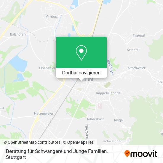 Beratung für Schwangere und Junge Familien Karte