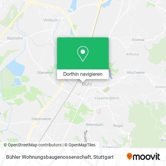 Bühler Wohnungsbaugenossenschaft Karte