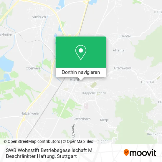 SWB Wohnstift Betriebsgesellschaft M. Beschränkter Haftung Karte