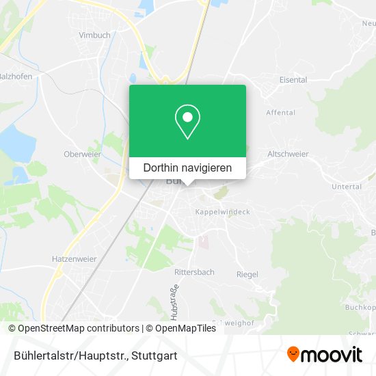 Bühlertalstr/Hauptstr. Karte