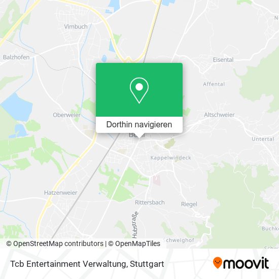 Tcb Entertainment Verwaltung Karte