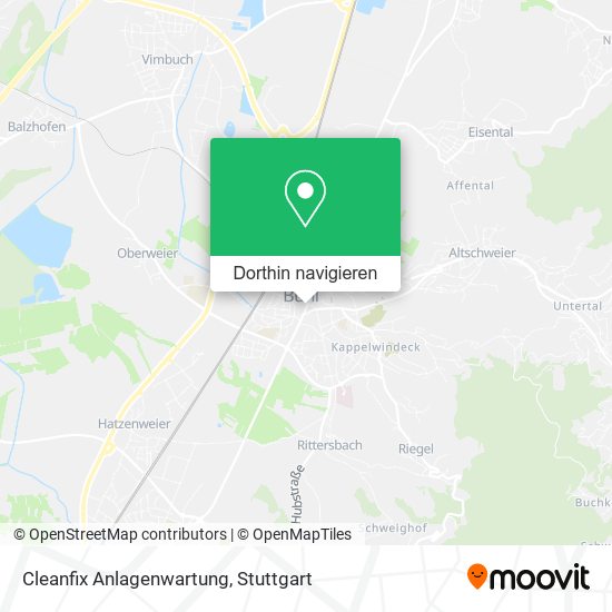 Cleanfix Anlagenwartung Karte