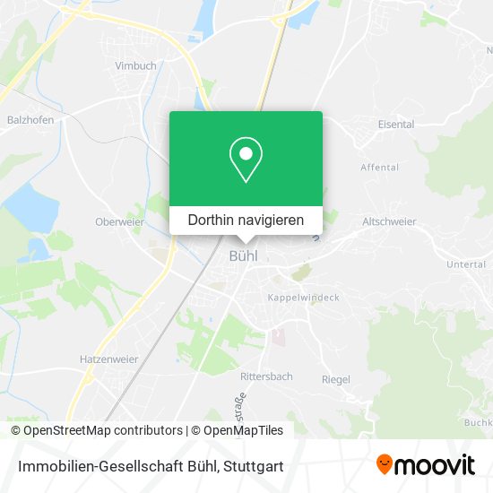 Immobilien-Gesellschaft Bühl Karte