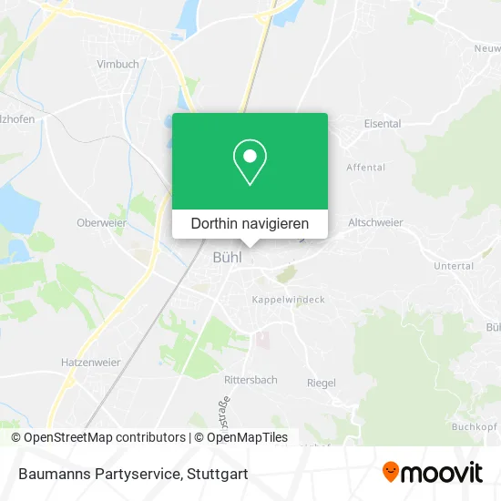 Baumanns Partyservice Karte