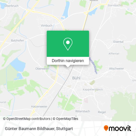Günter Baumann Bildhauer Karte