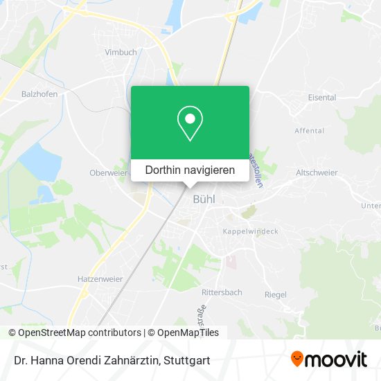 Dr. Hanna Orendi Zahnärztin Karte