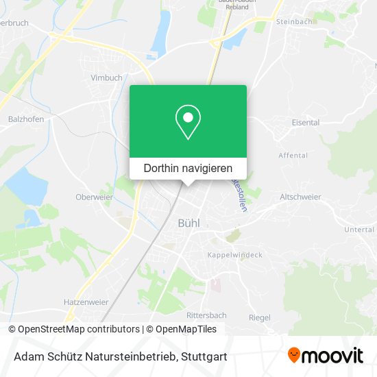Adam Schütz Natursteinbetrieb Karte