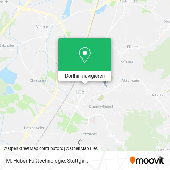 M. Huber Fußtechnologie Karte