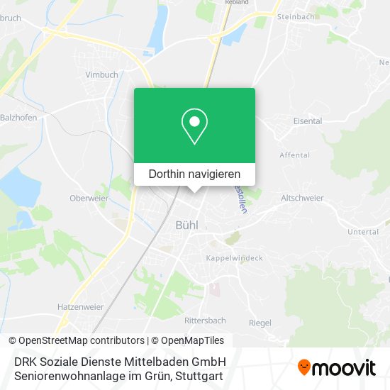 DRK Soziale Dienste Mittelbaden GmbH Seniorenwohnanlage im Grün Karte