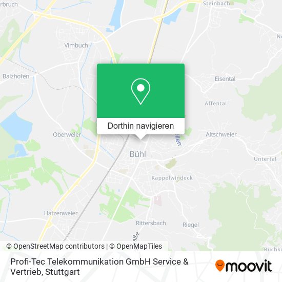 Profi-Tec Telekommunikation GmbH Service & Vertrieb Karte