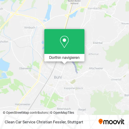 Clean Car Service Christian Fessler Karte