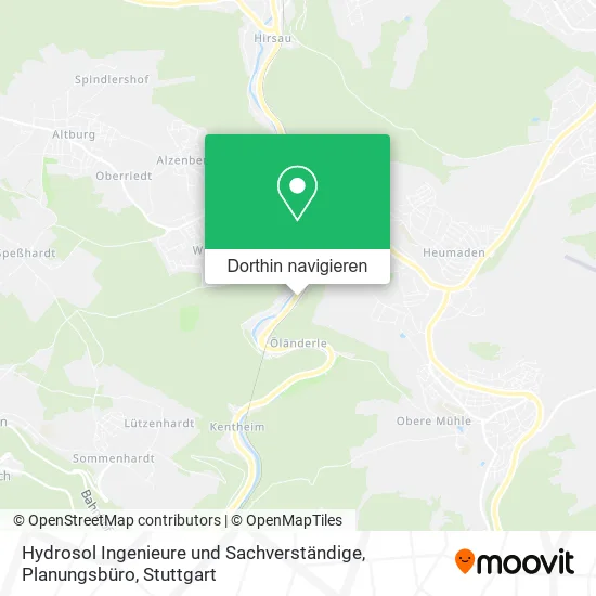 Hydrosol Ingenieure und Sachverständige, Planungsbüro Karte