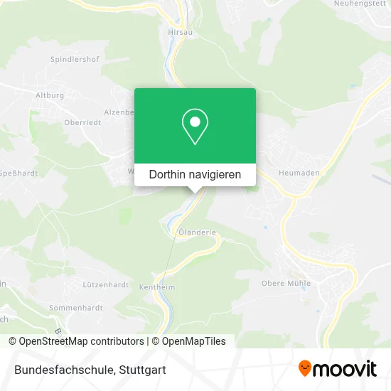 Bundesfachschule Karte