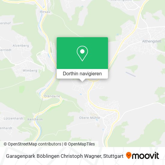 Garagenpark Böblingen Christoph Wagner Karte