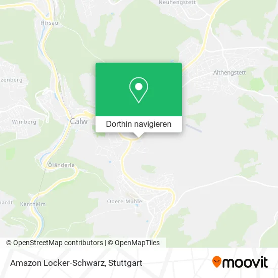 Amazon Locker-Schwarz Karte