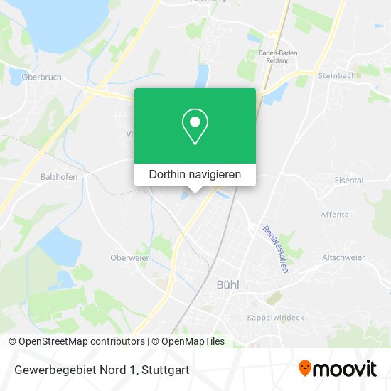 Gewerbegebiet Nord 1 Karte