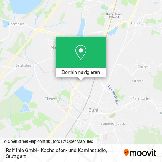 Rolf Ihle GmbH Kachelofen- und Kaminstudio Karte