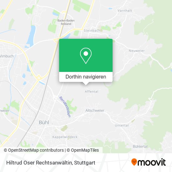 Hiltrud Oser Rechtsanwältin Karte