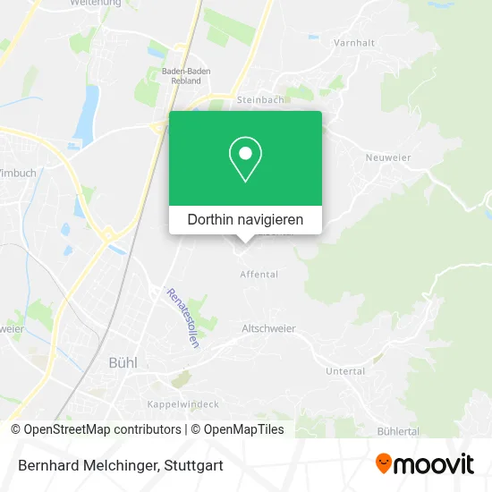 Bernhard Melchinger Karte