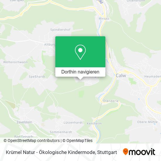 Krümel Natur - Ökologische Kindermode Karte