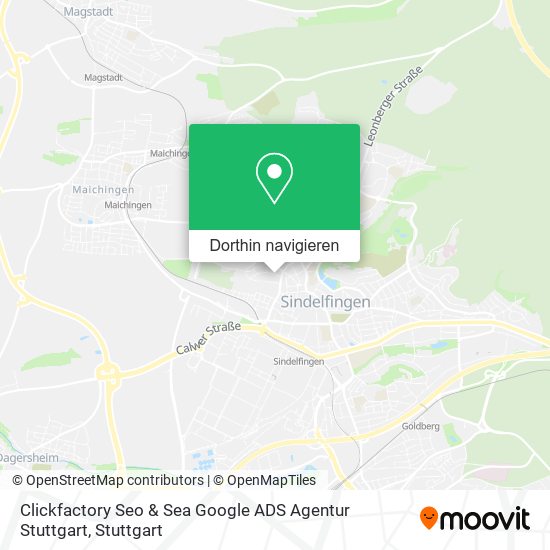 Clickfactory Seo & Sea Google ADS Agentur Stuttgart Karte