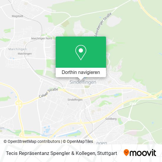 Tecis Repräsentanz Spengler & Kollegen Karte