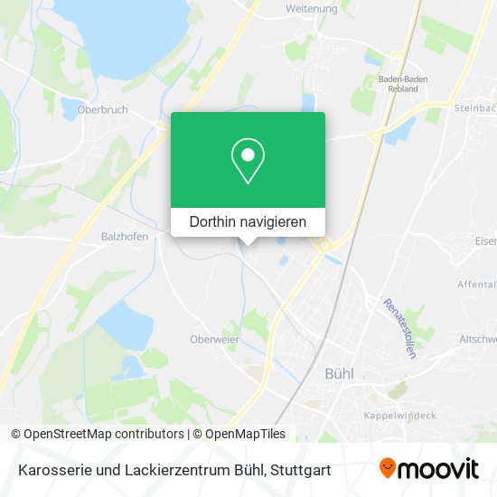Karosserie und Lackierzentrum Bühl Karte