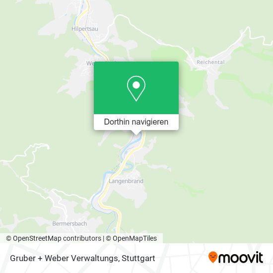 Gruber + Weber Verwaltungs Karte