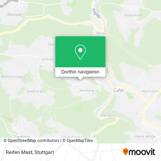 Reifen Mast Karte