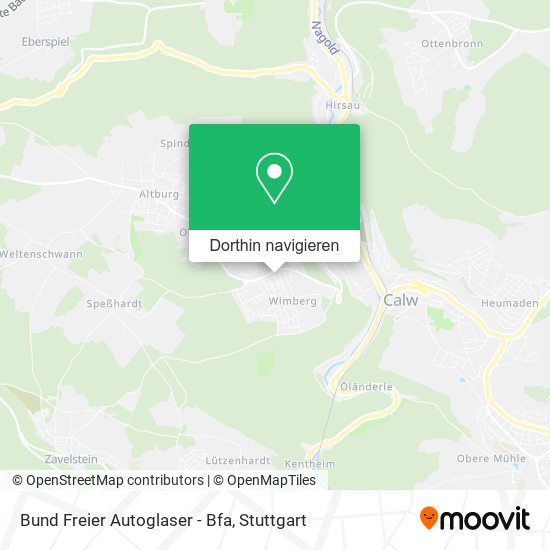 Bund Freier Autoglaser - Bfa Karte