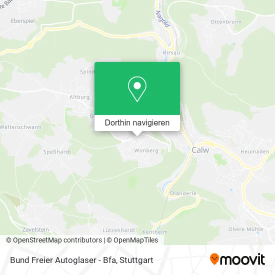 Bund Freier Autoglaser - Bfa Karte