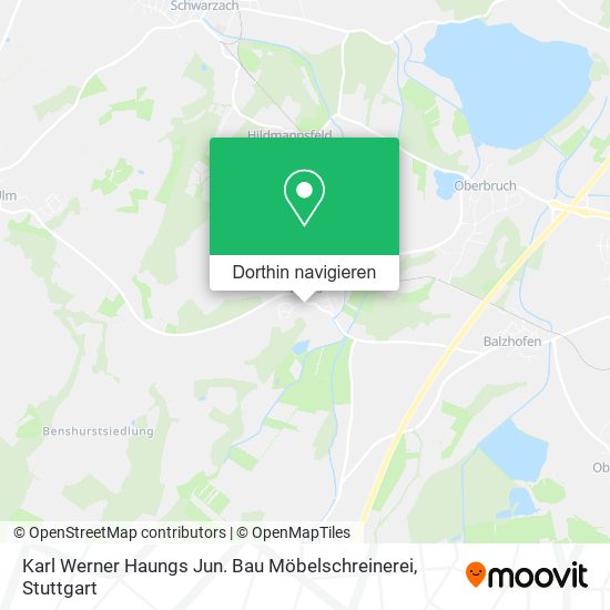 Karl Werner Haungs Jun. Bau Möbelschreinerei Karte