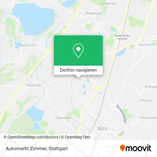 Automarkt Zimmer Karte