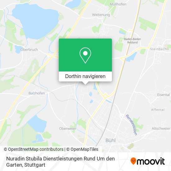 Nuradin Stubila Dienstleistungen Rund Um den Garten Karte