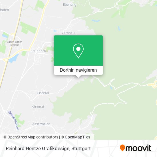 Reinhard Hentze Grafikdesign Karte