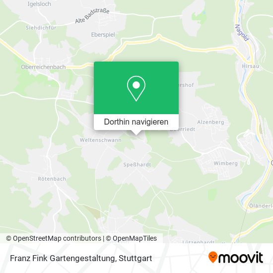 Franz Fink Gartengestaltung Karte