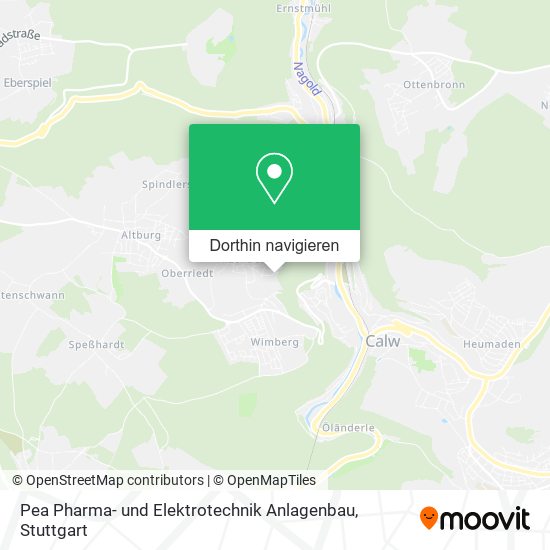 Pea Pharma- und Elektrotechnik Anlagenbau Karte