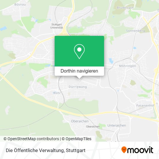 Die Öffentliche Verwaltung Karte