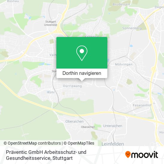 Präventic GmbH Arbeitsschutz- und Gesundheitsservice Karte