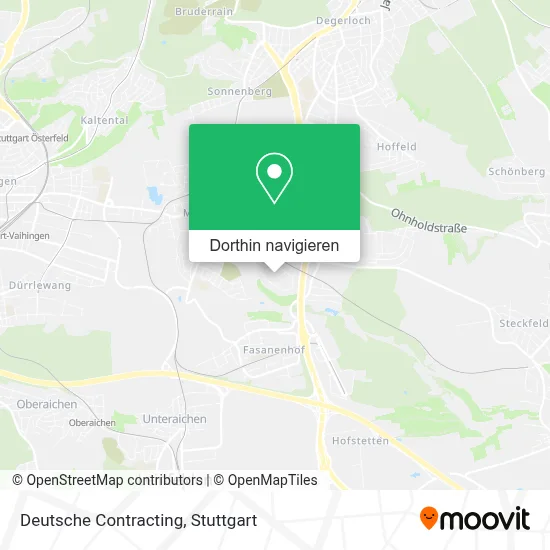 Deutsche Contracting Karte