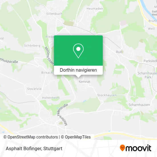 Asphalt Bofinger Karte