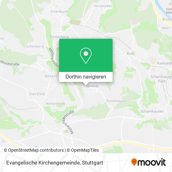 Evangelische Kirchengemeinde Karte