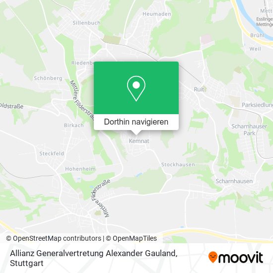 Allianz Generalvertretung Alexander Gauland Karte